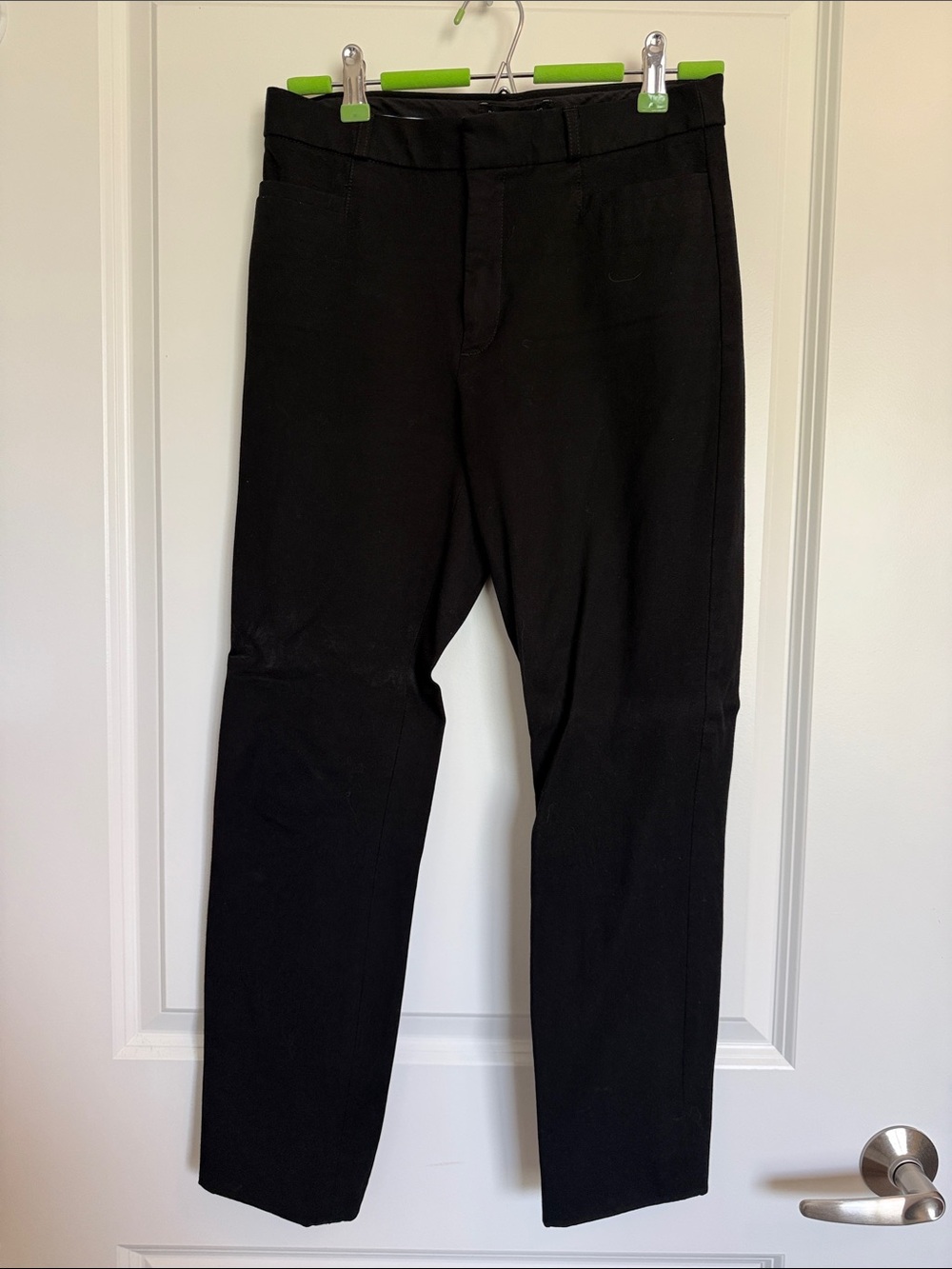 Banana Republic Size 4 High Rise Sloan Pants in Black | Black Slim Work Pans